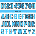 Custom Light Blue Basketball Jersey Uniform Suit Printed Your Logo Name Number