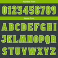 Custom Fluid Green Black Basketball Jersey Uniform Suit Printed Your Logo Name Number