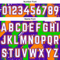 Custom Purple Orange Basketball Jersey Uniform Suit Printed Your Logo Name Number