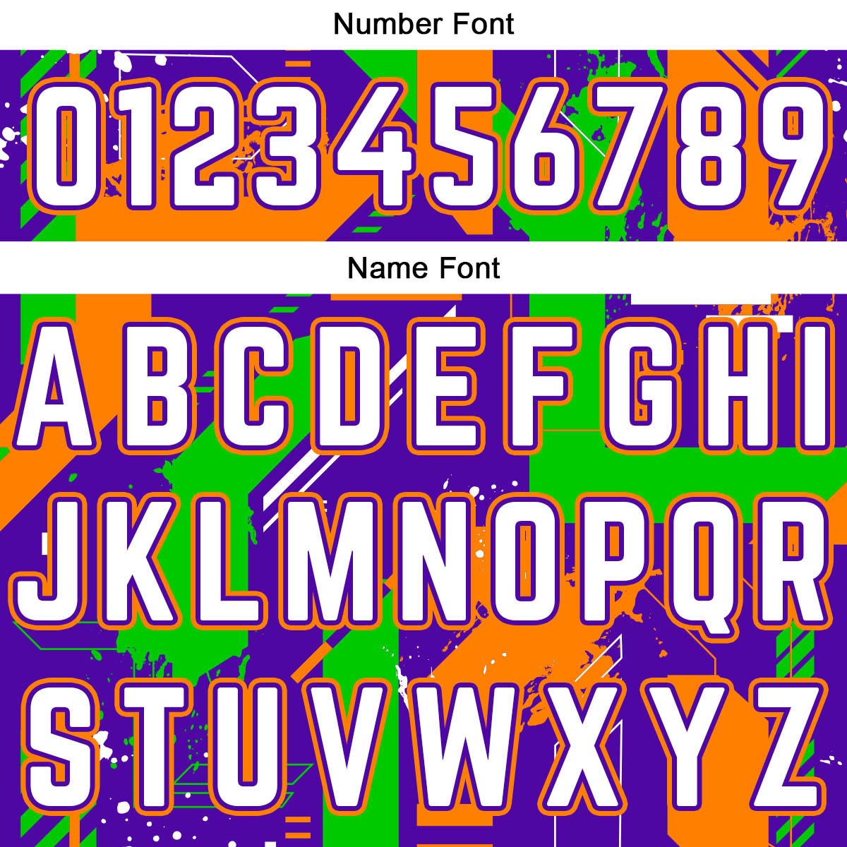 Custom Purple Orange Basketball Jersey Uniform Suit Printed Your Logo Name Number