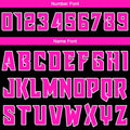 Custom Damaged geometry Pink Basketball Jersey Uniform Suit Printed Your Logo Name Number
