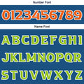 Custom Blue Basketball Jersey Uniform Suit Printed Your Logo Name Number