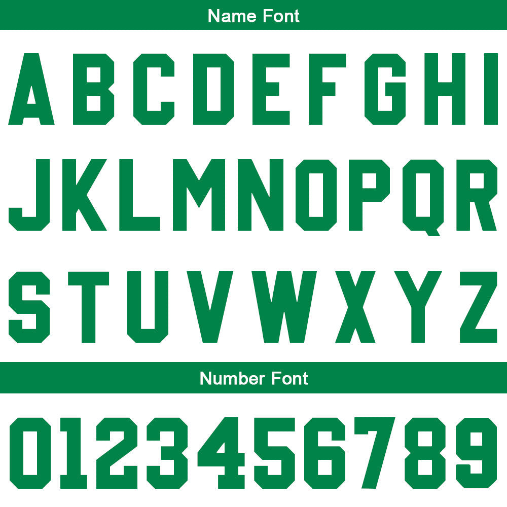 Custom Basketball Jersey Uniform Suit Printed Your Logo Name Number White-Green