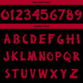 Custom Fluid Red Basketball Jersey Uniform Suit Printed Your Logo Name Number