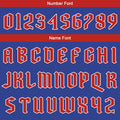 Custom Blue Red White Basketball Jersey Uniform Suit Printed Your Logo Name Number