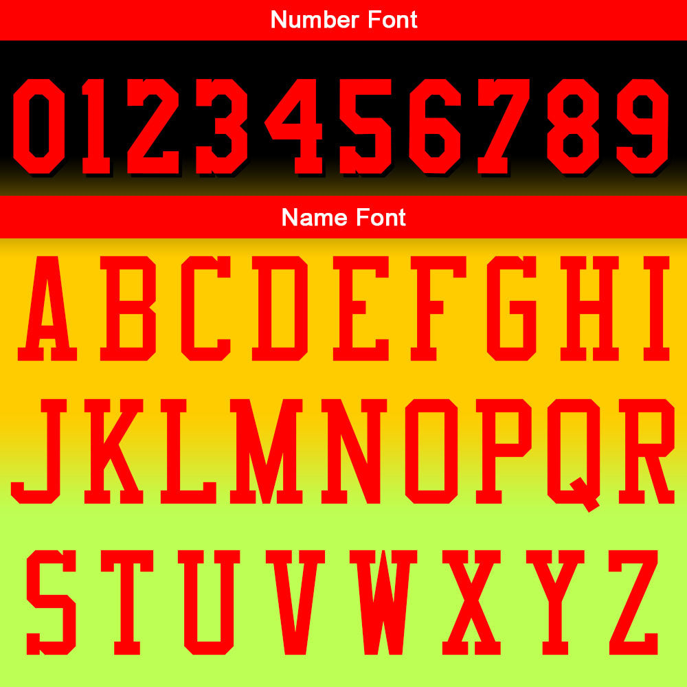 Custom Basketball Jersey Uniform Suit Printed Your Logo Name Number Gradient-Yellow