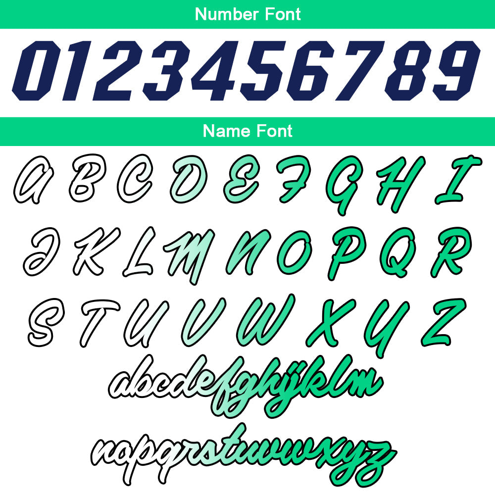 Custom Basketball Jersey Uniform Suit Printed Your Logo Name Number White-Green-Navy