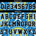 Custom Basketball Jersey Uniform Suit Printed Your Logo Name Number Retro&Blue