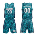 Custom Basketball Jersey Uniform Suit Printed Your Logo Name Number Green
