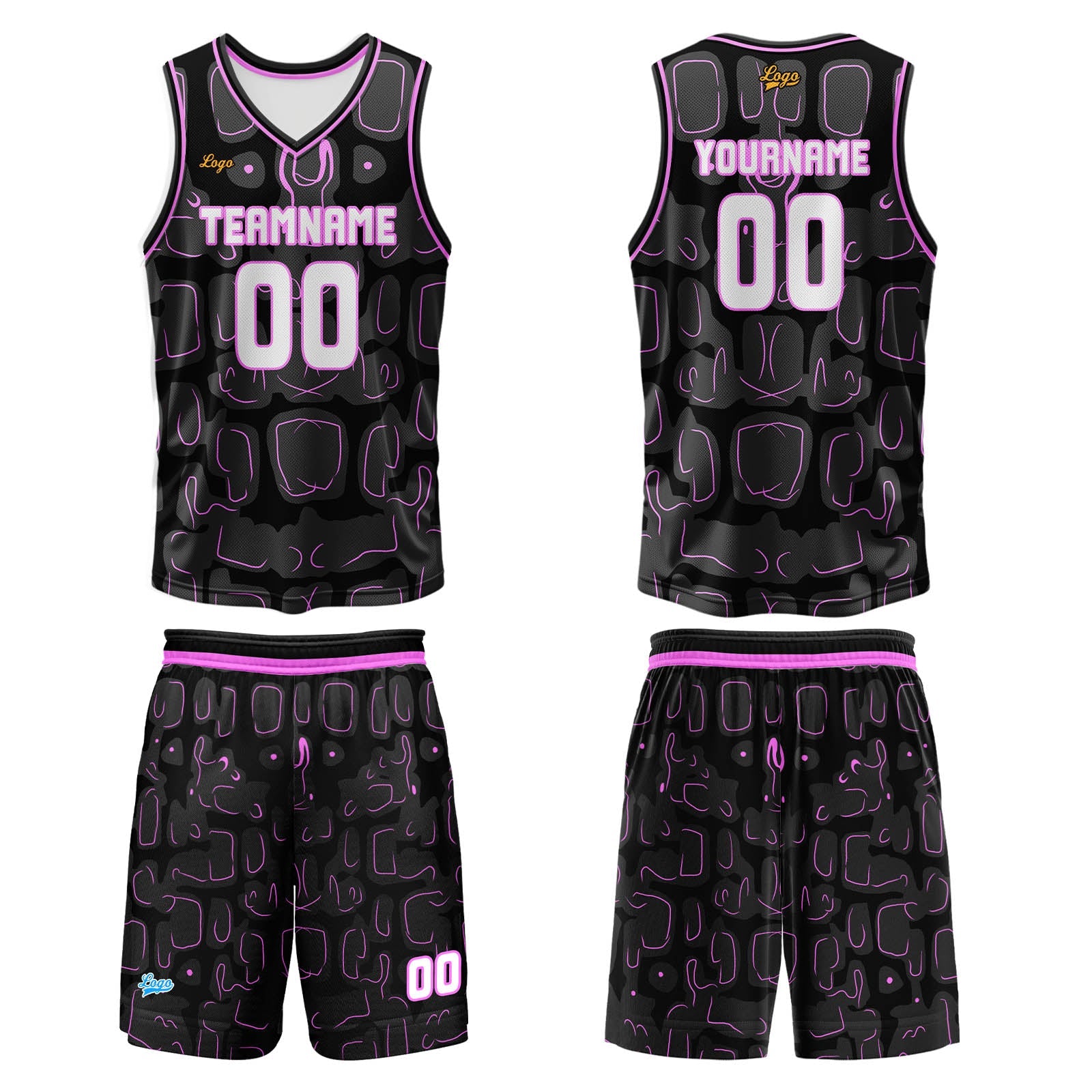 Custom Lilac Basketball Jersey Uniform Suit Printed Your Logo Name Number