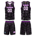 Custom Purple Basketball Jersey Uniform Suit Printed Your Logo Name Number