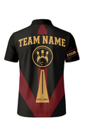 Geometric Color Panel Stripes Bowling Jersey