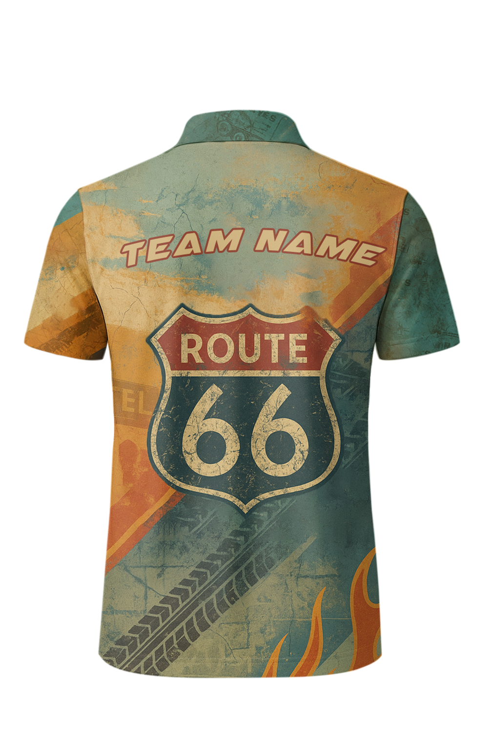 Route Sixty Six Vintage Road Bowling Jersey