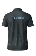 Minimalist Lane Diagram Grid Bowling Jersey