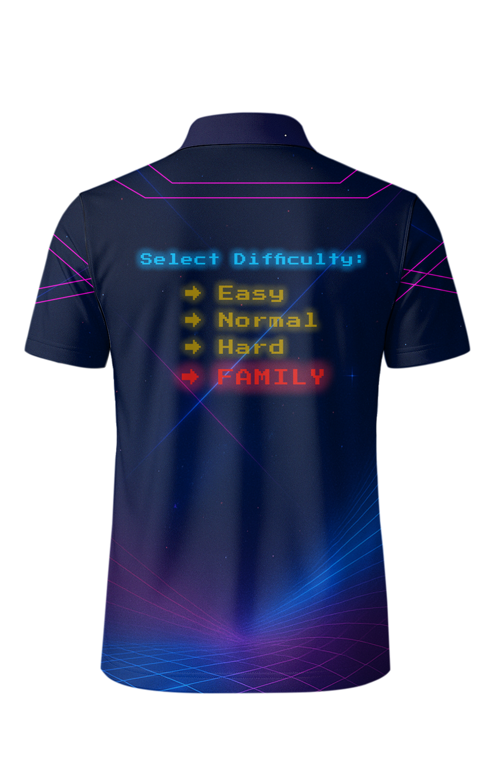 Synthwave Neon Life Schedule Bowling Jersey