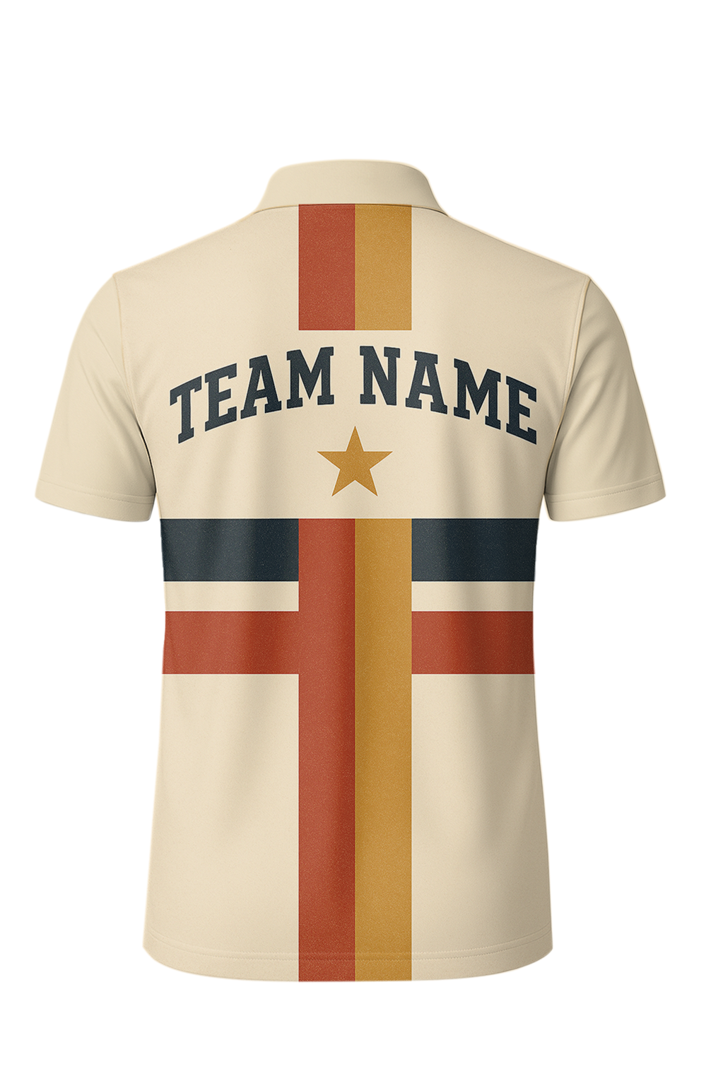 Vintage Americana Star Stripe Bowling Jersey