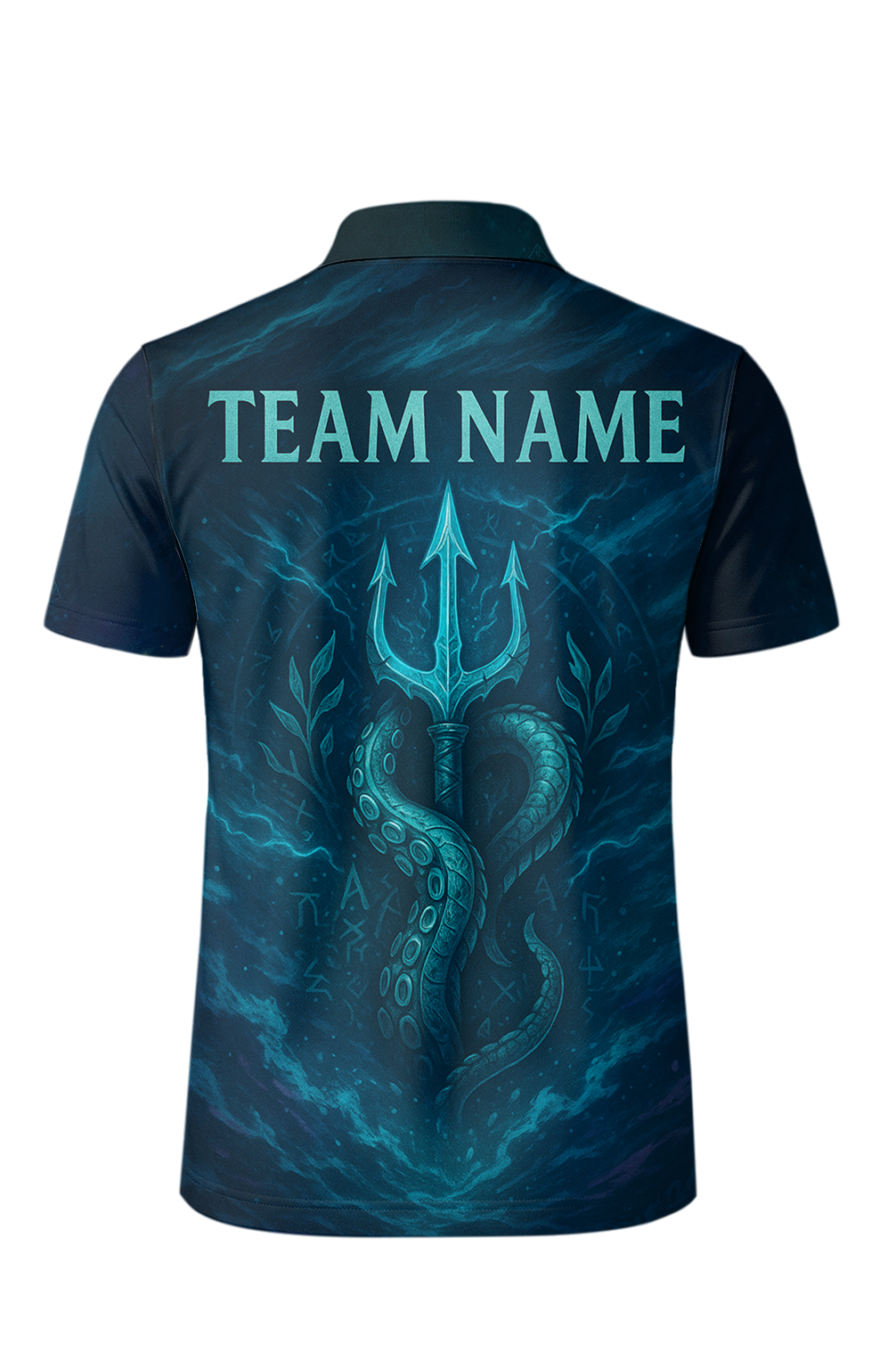 Mystical Abyssal Kraken Trident Bowling Jersey