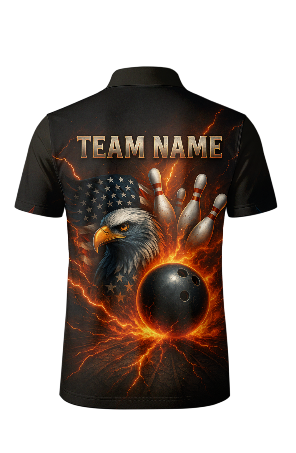 Majestic Eagle Patriotic Power Bowling Jersey