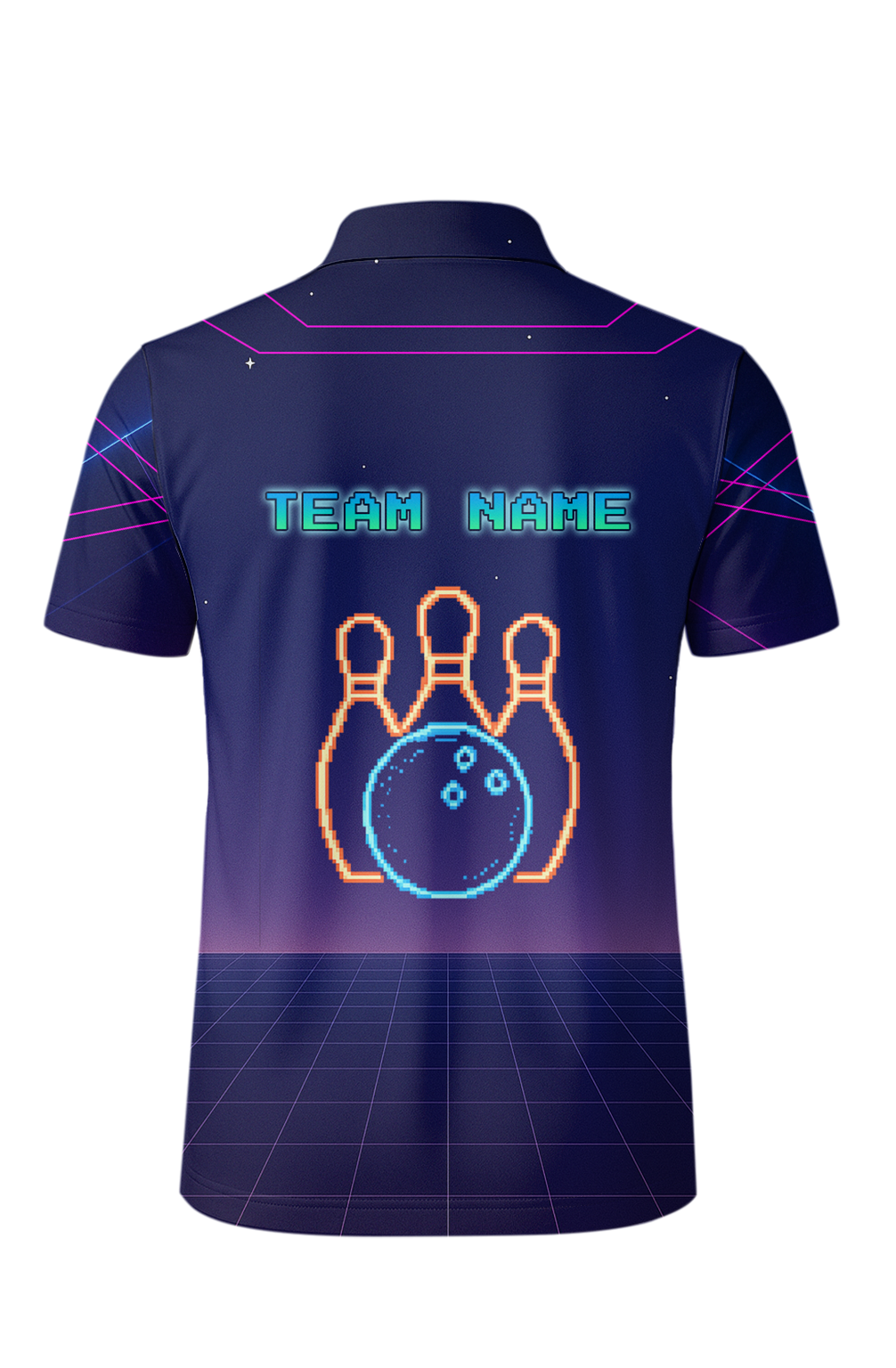 Neon Arcade Gaming Cabinet Bowling Jersey