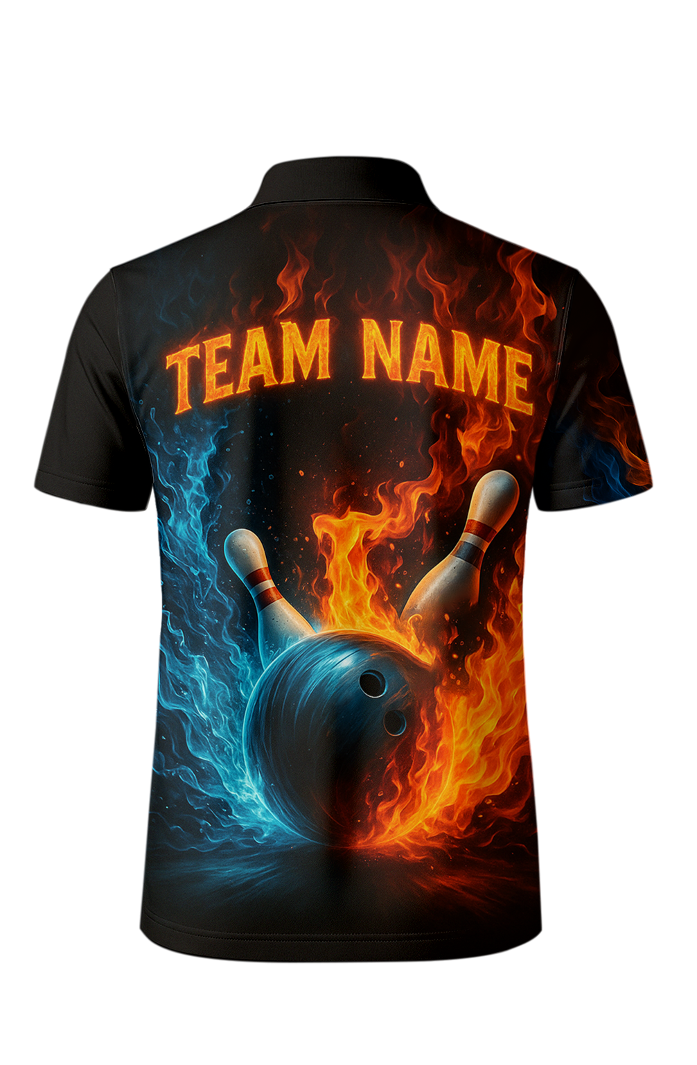 Explosive Fiery Smoke Strike Bowling Jersey