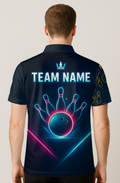 Energetic Neon Lightning Bowling Jersey