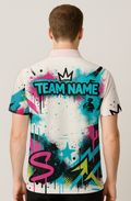 Street Art Splatter Graffiti Energy Bowling Jersey