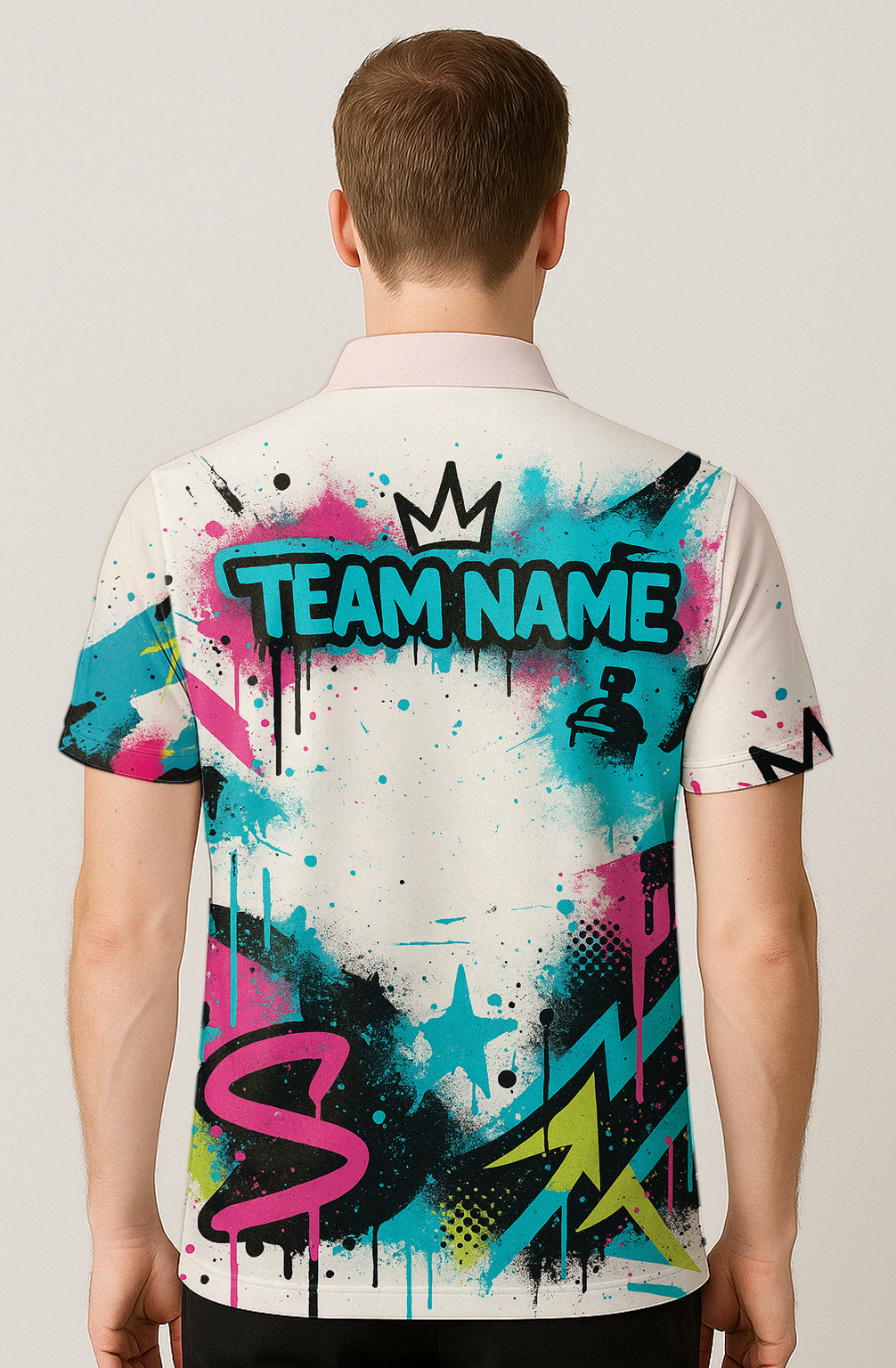 Street Art Splatter Graffiti Energy Bowling Jersey