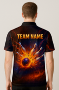 Fiery Impact Explosion Power Bowling Jersey