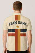 Vintage Americana Star Stripe Bowling Jersey