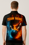 Explosive Fiery Smoke Strike Bowling Jersey