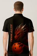 Mythic Dragon Holding Bowling Ball Bowling Jersey