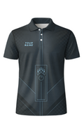 Minimalist Lane Diagram Grid Bowling Jersey