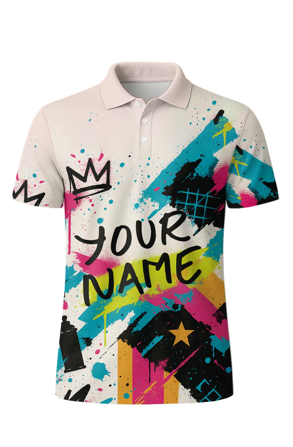 Street Art Splatter Graffiti Energy Bowling Jersey