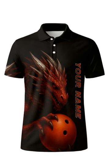 Mythic Dragon Holding Bowling Ball Bowling Jersey