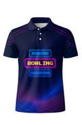 Synthwave Neon Life Schedule Bowling Jersey