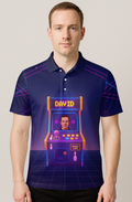 Neon Arcade Gaming Cabinet Bowling Jersey