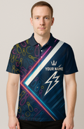 Energetic Neon Lightning Bowling Jersey