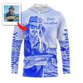 Fishing Custom Name, Image, Time, Location 3D UV protection UPF 30+ Fishing gift| Green- TMTS050