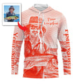 Fishing Custom Name, Image, Time, Location 3D UV protection UPF 30+ Fishing gift| Green- TMTS050