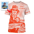 Fishing Custom Name, Image, Time, Location 3D UV protection UPF 30+ Fishing gift| Green- TMTS050