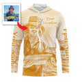 Fishing Custom Name, Image, Time, Location 3D UV protection UPF 30+ Fishing gift| Green- TMTS050