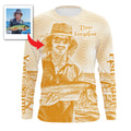 Fishing Custom Name, Image, Time, Location 3D UV protection UPF 30+ Fishing gift| Green- TMTS050