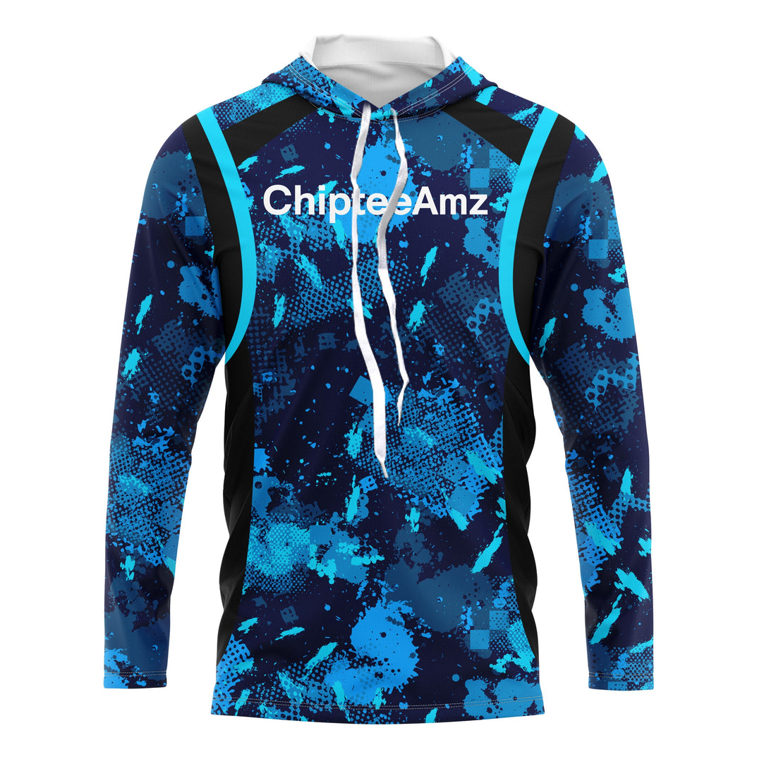 Chipteeamz Fishing Blue Camo UV Protection, Women and Kid, Fishing gift TMTS067