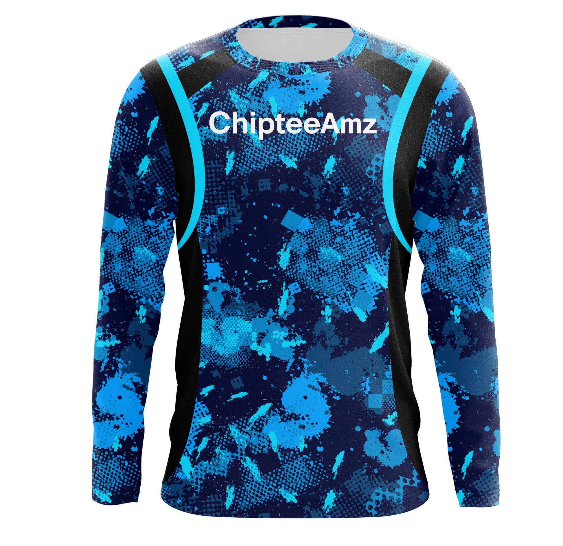 Chipteeamz Fishing Blue Camo UV Protection, Women and Kid, Fishing gift TMTS067