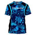 Chipteeamz Fishing Blue Camo UV Protection, Women and Kid, Fishing gift TMTS067