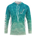 Sea camo Fishing Hook Custom UV Long Sleeve Fishing, tournament Fishing apparel TTN64