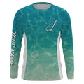 Sea camo Fishing Hook Custom UV Long Sleeve Fishing, tournament Fishing apparel TTN64