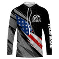 Personalized Fishing American Flag UV Custom Long Sleeves Patriotic Fishing Apparel Gifts TTN83