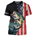 Bass Fishing USA Flag Long Sleeve Fishing, Fishing gifts Fisherman TTN15