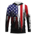 American Flag UV Protection Custom Long Sleeve Upf 30+ Patriotic Fishing Apparel TTN120
